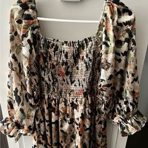 NWT Patterned Knee length dress